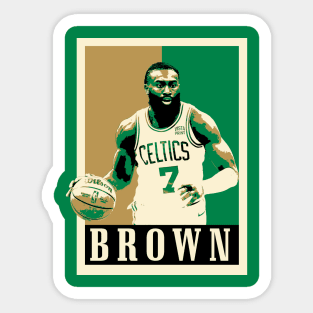 Jaylen Brown Pop Art Style Sticker